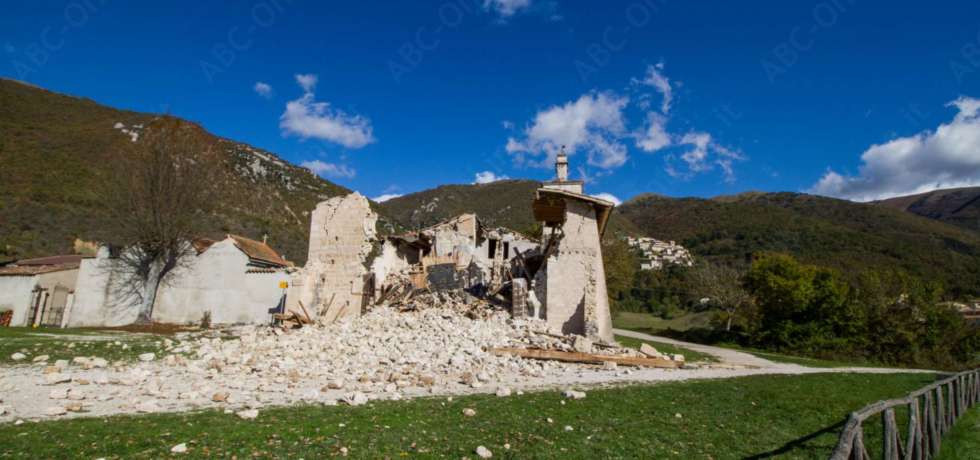 documentario del sisma chiesa san salvatore campi di Norcia terremoto